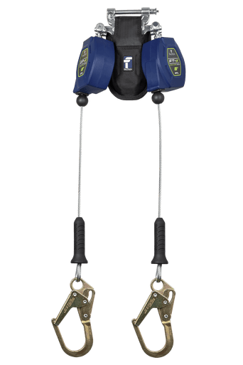 82808TP0 FT-X Class 2 Leading Edge SRL, 8' Cable,  Twin-leg with Steel Mini Rebar Hooks