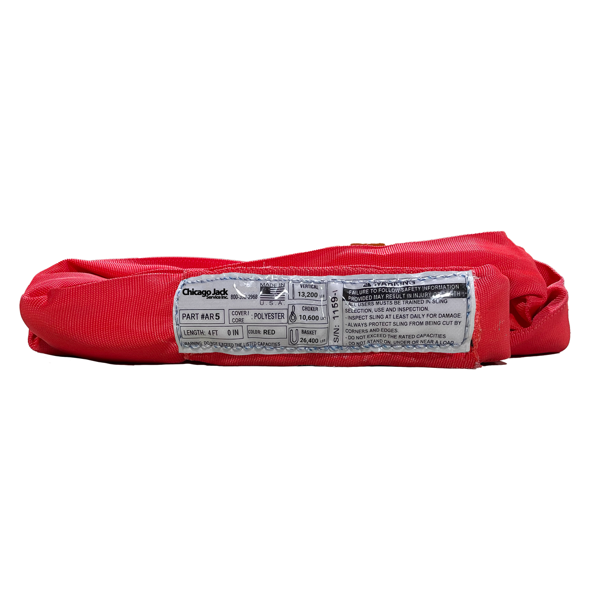 RED ROUNDSLING 8' Length