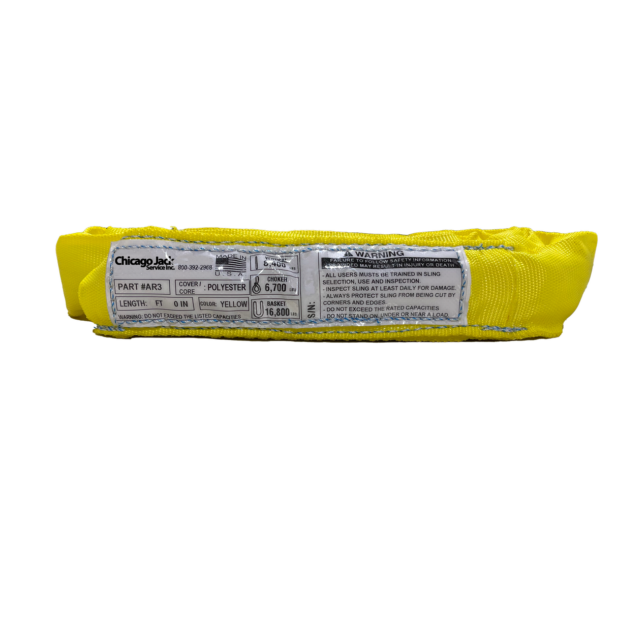 YELLOW ROUNDSLING 4' Length