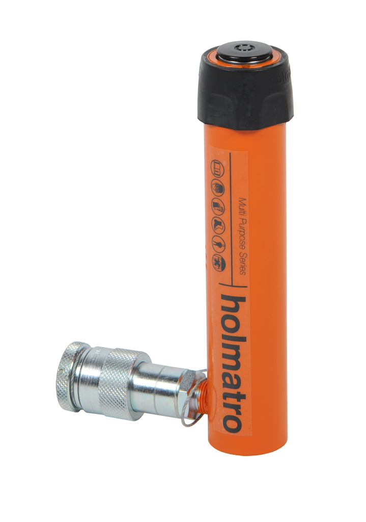 Holmatro HGC 5 S 12.5 Multi Purpose Cylinder, 5 Ton Capacity, 4.9" Stroke, 8.1" Collapsed Height