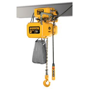 HARRINGTON 1/2 TON ELECTRIC DUAL SPEED HOIST, DUAL SPEED TROLLEY,  230/460V, THREE PHASE